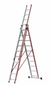 echelle transformable 3 plans logotée