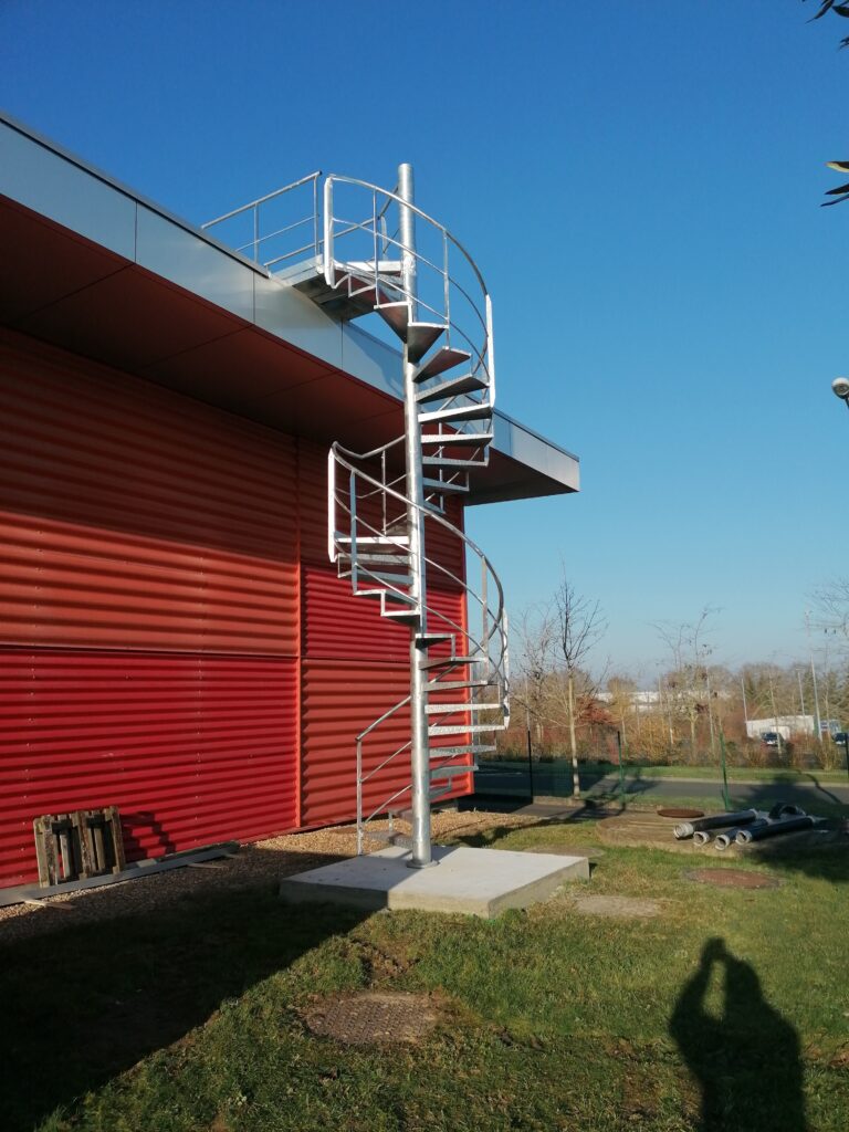 escalier industriel et is