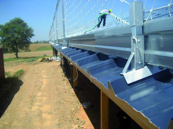 Garde-corps temporaires pour toitures