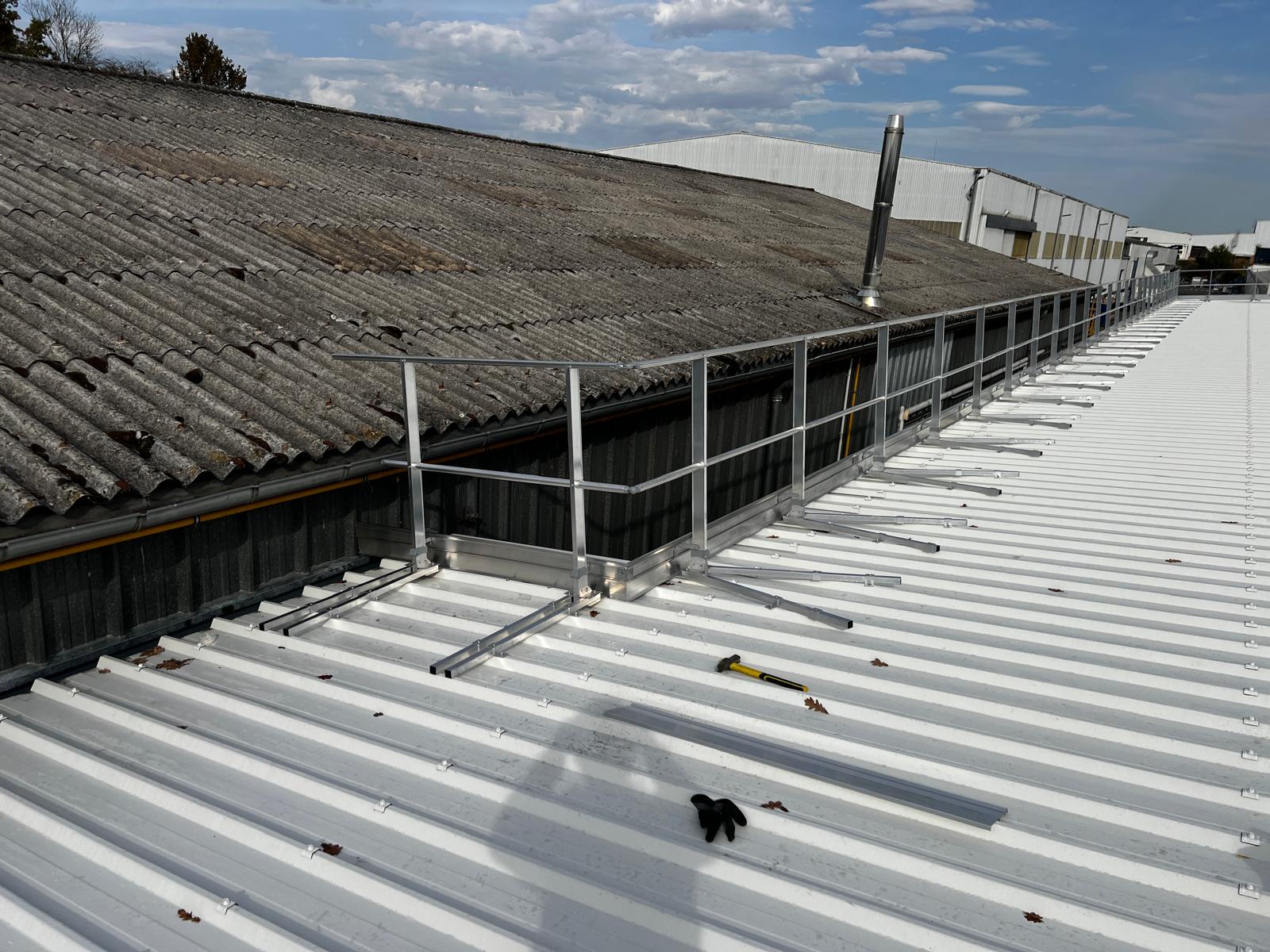 garde corps industriel aluminium panneau-sandwich