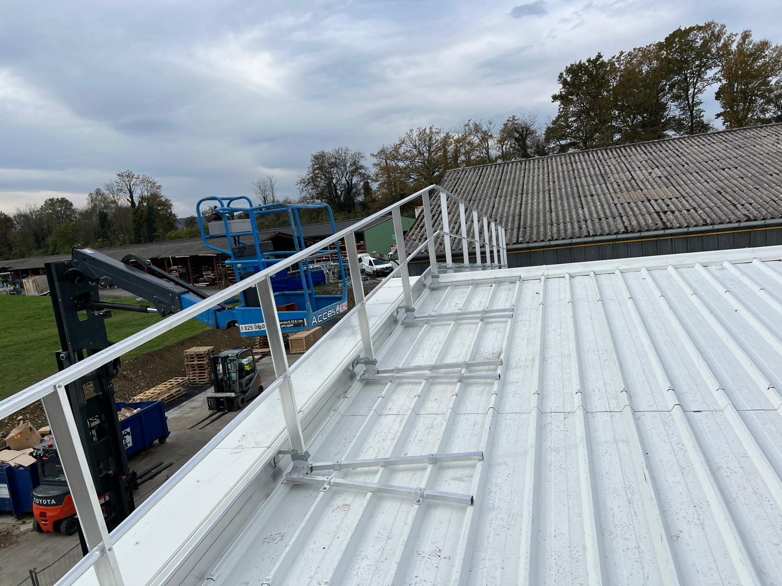 garde corps industriel aluminium