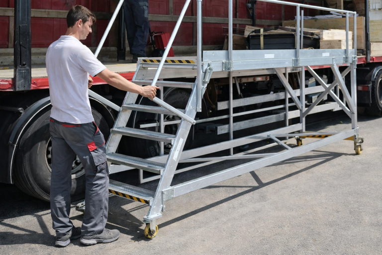 quai de chargement mobile pour camion