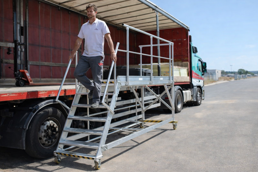 quai de chargement mobile pour camion